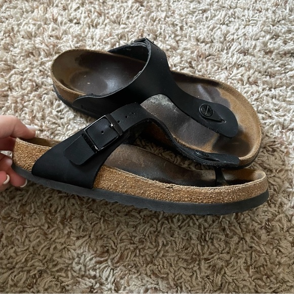 Birkenstock Gizeh Women’s Black Sandals size 36 - Picture 3 of 7